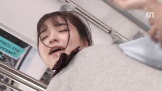 MIAB-057 [中文字幕] 倉本すみれ - 失禁用藥做愛痴漢電車 動彈不得J系被大肉棒馬上插中出20發混合體液垂流強暴