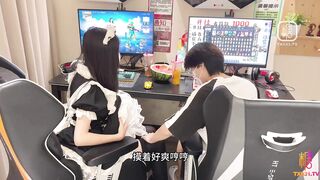 【性爱陪玩】轻调洛丽塔少女 口穴侍奉无套强势打桩 #小米粥