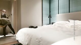 【文轩探花】化妆品售卖员_高颜长腿小骚鸡高跟黑丝猛操逼