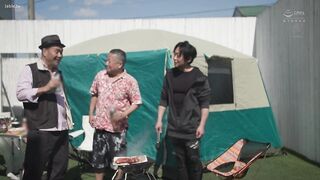 JUQ-852 [中文字幕] 里民露营NTR 在帐棚里被中出数次而沉沦的美乳人妻 小野梨花