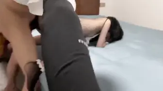 唐伯虎早期发布 网衣短袜 爆操超级骚的嫩妹