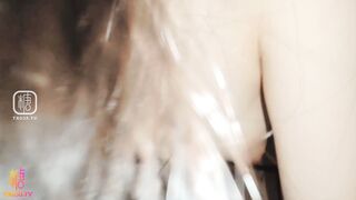 【户外野战】金主爸爸户外任务挑战 偶遇前男友被威胁野战插穴内射 #小米粥